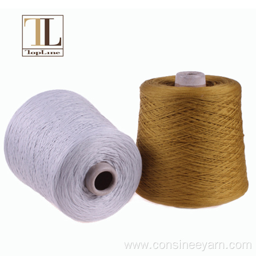 tape style 100% mercerized mako cotton knitting yarn